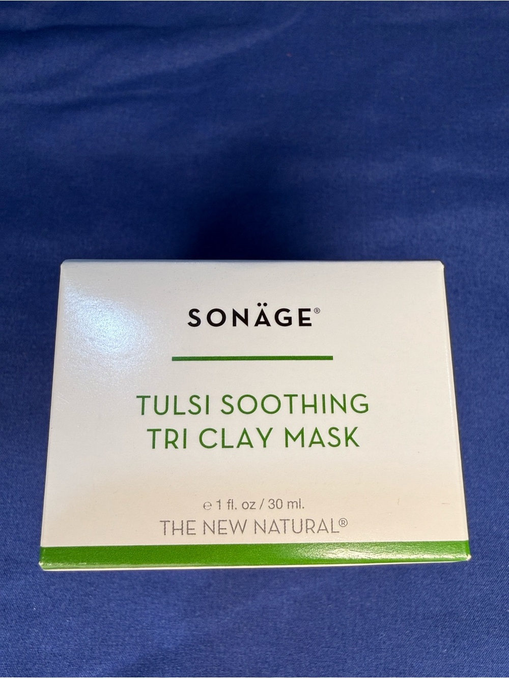 Sonage Tulsi Soothing Tri Clay Mask 1 Oz/30ml